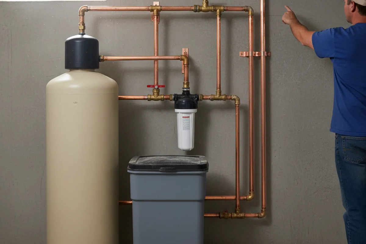 Whole-house water treatment system installed in Roca